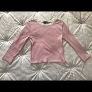 Forever 21 Waffle-Knit Contrast Top